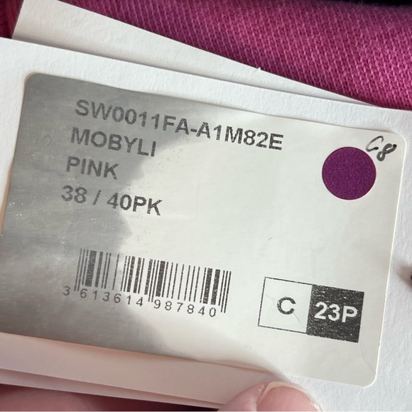 Isabel Marant Étoile Pink Logo Oversized Sweatshirt size Medium - Picture 5 of 6